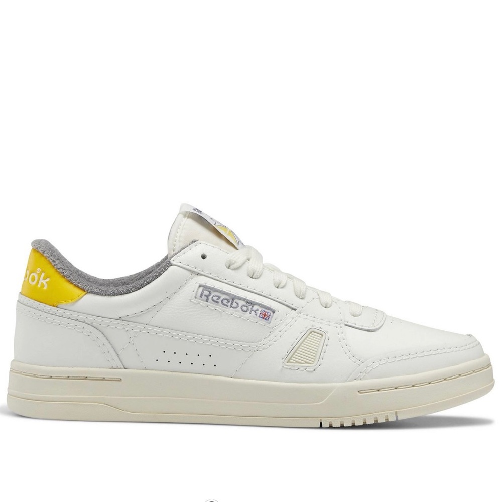 Reebok LT Court sneakers in off-white/ gray